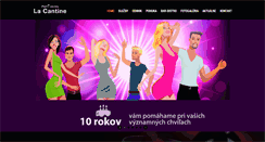 Desktop Screenshot of cantineparty.sk